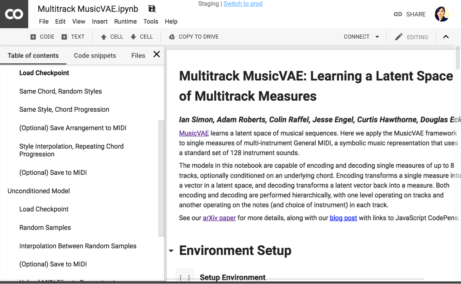 overview of Multitrack MusicVAE
