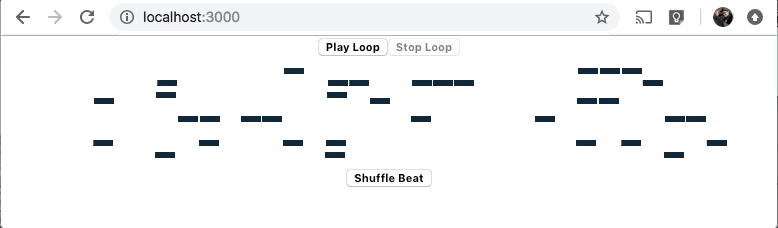 Example of drum pattern playback